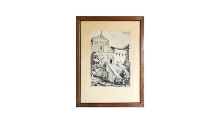 FRANCESCO CHIAPPELLI (1890-1947) San Miniato incisione, es 69/250, firmata e...