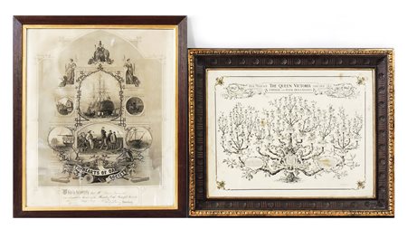 CERTIFICATO THE HEARTS OF OAK SOCIETY 1878 ALBERO GENEALOGICO DELLA CASA...