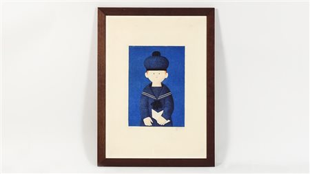 ANTONIO BUENO (1918-1984) Marinaretto litografia, prova d'autore, firmata, in...