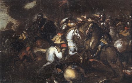 COURTOIS JAQUES detto BORGOGNONE St. Hippolyte 1621 - Roma 1675(maniera...