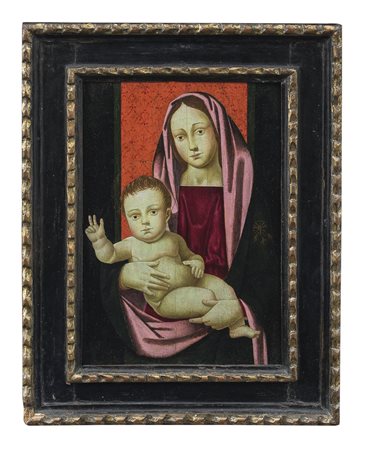 JACOPO DA VALENZA Documentato tra 1478 - 1509(seguace di) Madonna con Bambino...