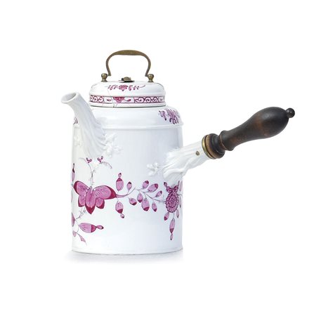 MEISSEN CIOCCOLATIERA CON COPERCHIO IN PORCELLANA, MEISSEN, 1780 CA.,...