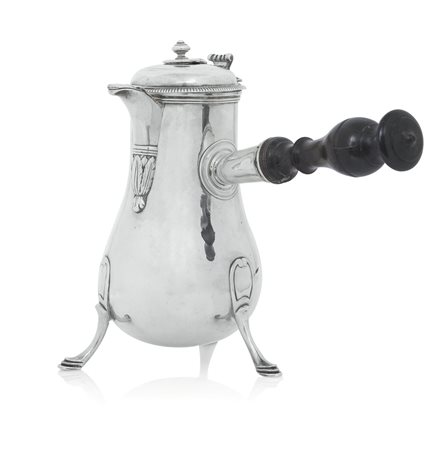 ARGENTI D'EPOCA CIOCCOLATIERA IN ARGENTO, PARIGI, XVIII SECOLO, PROBABILE...