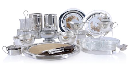 ARGENTI RECENTI LOTTO DI DIVERSI OGGETTI IN ARGENTO, XX SECOLO, composto da...