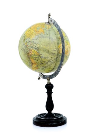 OGGETTISTICA VARIA MAPPAMONDO DA TAVOLO, ANTONIO VALLARDI MILANO, INIZIO XX...