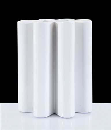 STOPPINO GIOTTO 1926 - 2011Vaso "Flor" 1979Ceramica bianca, produzione...