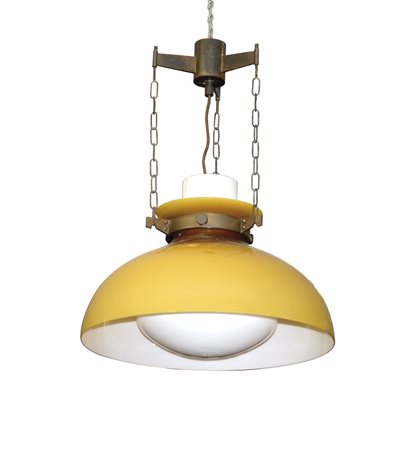 VENINI LAMPADARIO IN VETRO INCAMICIATO, VENINI, L.DIAZ DE SANTILLANA, ANNI...