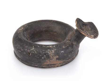 ARCHEOLOGIA GUTTUS IN TERRACOTTA VERNICIATA, MAGNA GRECIA, V-IV SEC. A.C., ad...