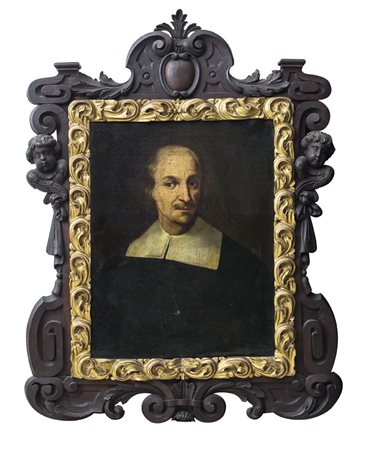 PITTORE BOLOGNESE DEL XVII SECOLO Ritratto di gentiluomoOlio su tela, cm...