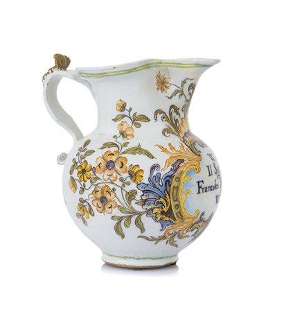 ANTONIBON BROCCA CON COPERCHIO IN MAIOLICA, NOVE DI BASSANO, ANTONIBON, XVIII...