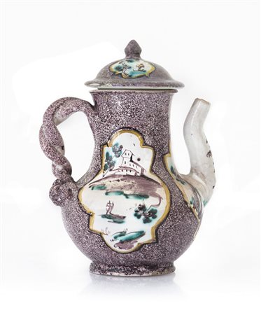 SAVONA PICCOLA CAFFETTIERA IN MAIOLICA, SAVONA, MANIFATTURA L.LEVANTINO,...