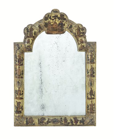 OGGETTISTICA VARIA SPECCHIERA DECORATA IN ARTE POVERA, XVIII SECOLO,...