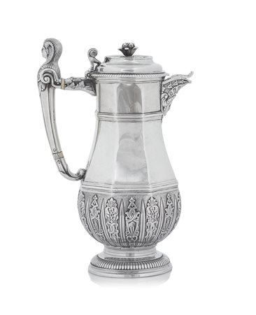 ARGENTI D'EPOCA CAFFETTIERA IN ARGENTO, PARIGI, 1719-52, ARGENTIERE...