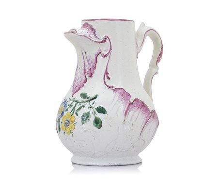 MILANO CAFFETTIERA IN MAIOLICA, MILANO, P.RUBATI, XVIII SECOLO, decori a...