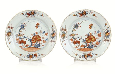 RUBATI PASQUALE COPPIA DI PIATTI IN MAIOLICA, MILANO, P.RUBATI, XVIII SECOLO,...