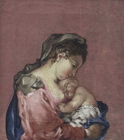 PIANCA GIUSEPPE ANTONIO Agnona 1703 - Milano 1760(seguace di) Madonna con...