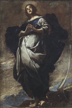 CAVALLINO BERNARDO Napoli 1616 - Napoli 1658Immacolata Olio su tela, cm...