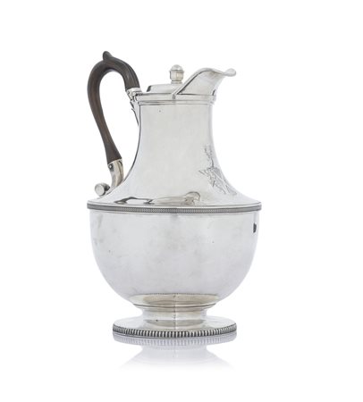 ARGENTI D'EPOCA VERSATOIO GIORGIO III IN ARGENTO, LONDRA, 1804, piriforme...