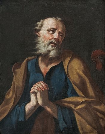 PITTORE DEL XVIII SECOLO San PietroOlio su tela, cm 70x58.