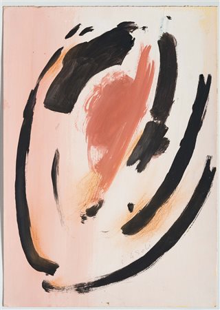 Adriano Parisot (1912-2004), Verso il sole, 1954 tempera su carta, cm 50x35,...