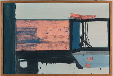 Enrico Della Torre (1930), Senza Titolo, 1962 collage e tecnica mista su...