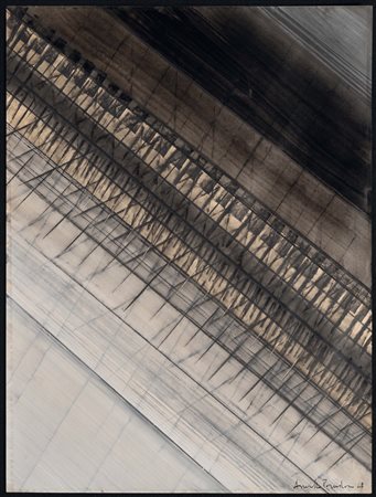 Arnaldo Pomodoro (1926), Senza Titolo, 1964 tempera su carta, cm 69x50...