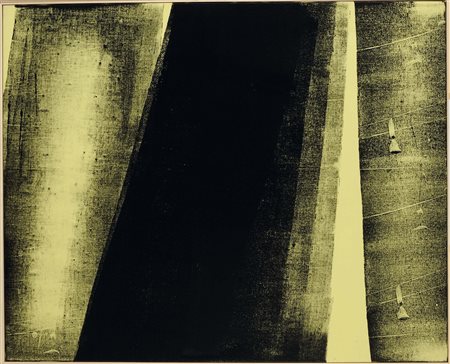 Hans Hartung (1904-1989), T1983-R38, 1983 acrilico su tela, cm 81x100,...