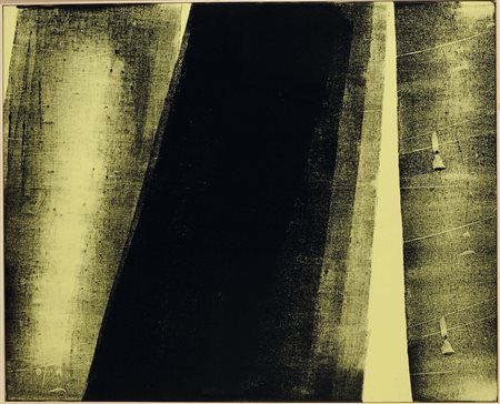 Hans Hartung (1904-1989), T1983-R38, 1983 acrilico su tela, cm 81x100,...