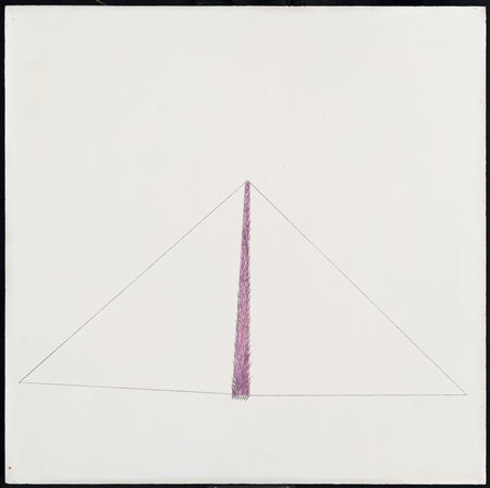 Emilio Scanavino (1922-1986), Il triangolo spaccato a metà, 1968 tecnica...