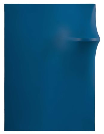 Agostino Bonalumi (1935), Blu, 1970 tela estoflessa e tempera vinilica, cm...