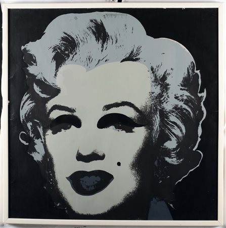 Andy Warhol (1928-1987), Marylin, 1967 serigrafia in nero e argento,...