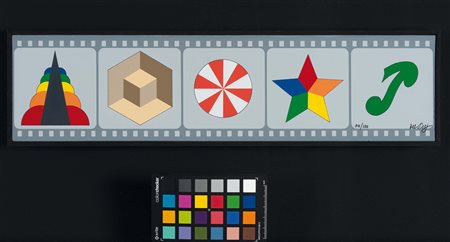 Lucio Del Pezzo (1933), Senza titolo, anni 90 serigrafia su medium density,...