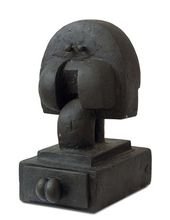 Pietro Cascella (1921-2008), Senza Titolo bronzo h cm 51 firmato sul fianco ,...