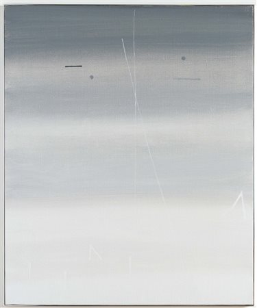 Valentino Vago (1931), Senza Titolo olio su tela, cm 60x72