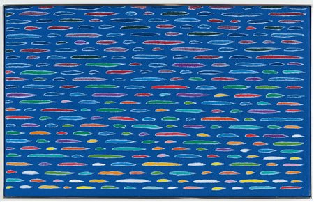 Piero Dorazio (1927-2005), Umbrae,1976 acrilico su tela, cm 40x25,5, firmato...