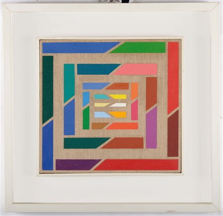 Piero Dorazio (1927-2005), Haze II, 1997 olio su tela di juta, cm 33x31,...