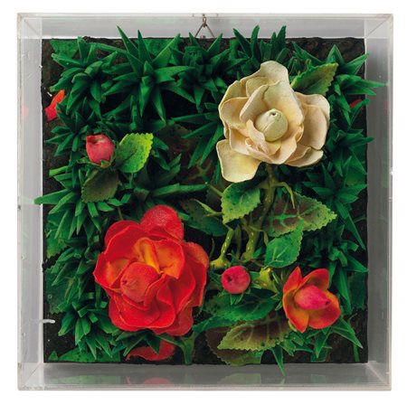 Piero Gilardi (1942), Rose, 2008 gommapiuma colorata, cm 30x30 firmata,...