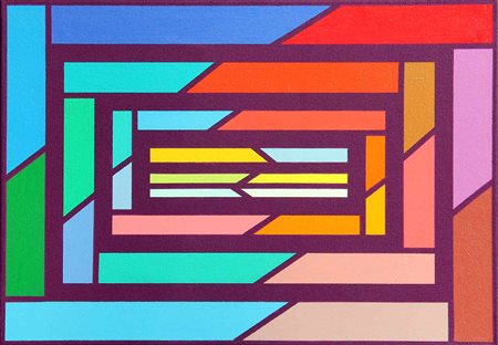 DORAZIO PIERO Carta I 1997 olio su tela cm. 35 X 50 Firma, data, titolo...