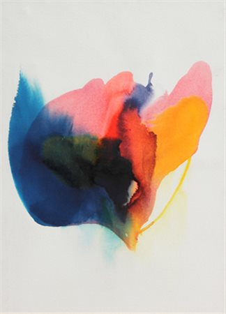 JENKINS PAULP henomena Plumet 1961 acquarello su cartoncino cm. 77 X 57...