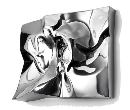 XHIXHA HELIDON Onde d'acciaio 2015 acciaio inox lucidato a specchio cm. 45 X...