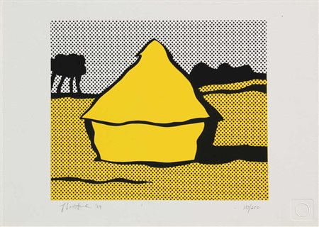 LICHTENSTEIN ROY Haystacks 1969 litografia cm. 48 X 65 Edizione di 250...