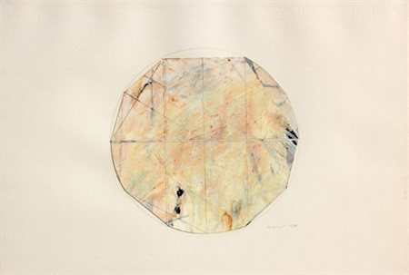 ARICO' RODOLFO Senza titolo 1986 collage e tecnica mista su cartoncino cm. 35...