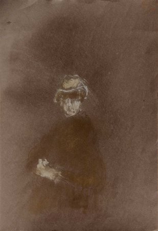 MUSIC ANTON ZORAN Senza titolo 1994 pastelli su cartoncino cm. 50 X 35 Data...