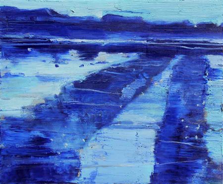 FRANGI GIOVANNI Vallemosso 2010 olio su tela cm. 48 X 56 Firma, data, titolo...