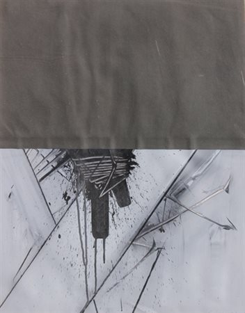 SCANAVINO EMILIO Senza titolo 1966 tecnica mista su cartoncino cm. 78 X 60...