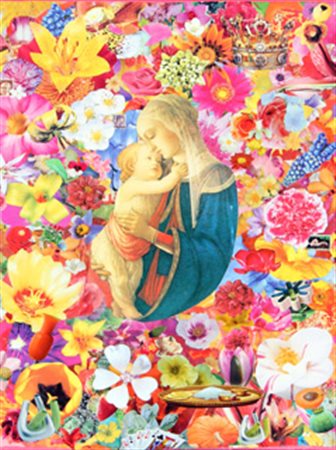 CARDENA FELIPE Un silence d'eternitè 2012 collage su tela cm. 70 X 50 Titolo,...