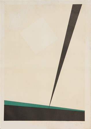 REGGIANI MAURO Senza titolo tempera su cartoncino cm. 66 X 45 Firma 'Mauro...