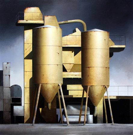 DAVOLI ANGELO Struttura 2011 olio su tela cm. 60 X 60 Titolo, data, firma...