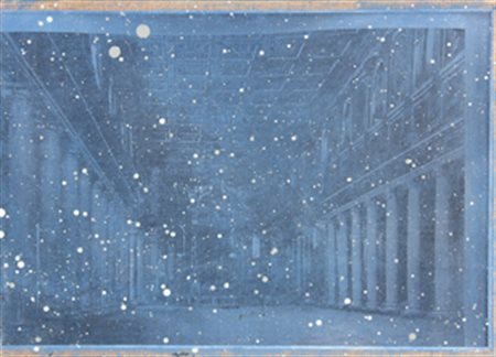 PIGNATELLI LUCA Roma 2003 tecnica mista su carta intelata cm. 31 X 43 Firma,...