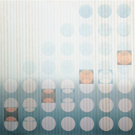 NANGERONI CARLO Elementi in ascesa 3 1991 acrilico su tela cm. 61 X 61 Firma,...